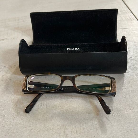 PRADA Eyeglass Frames W/Case - Picture 6 of 12